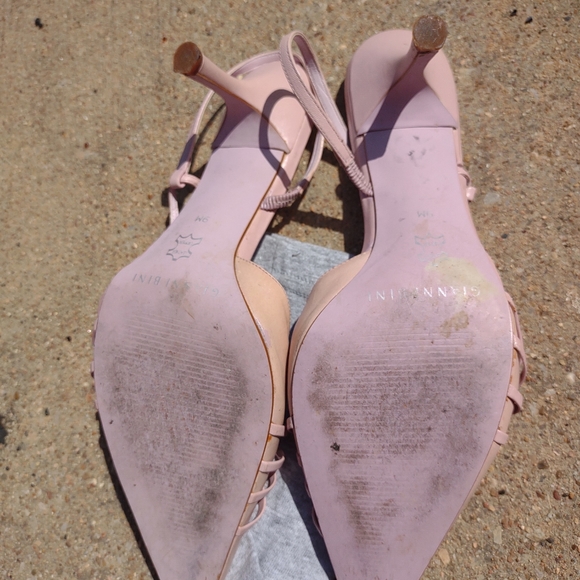 VTG Ginni Bini pink heels size 9M - Picture 5 of 13
